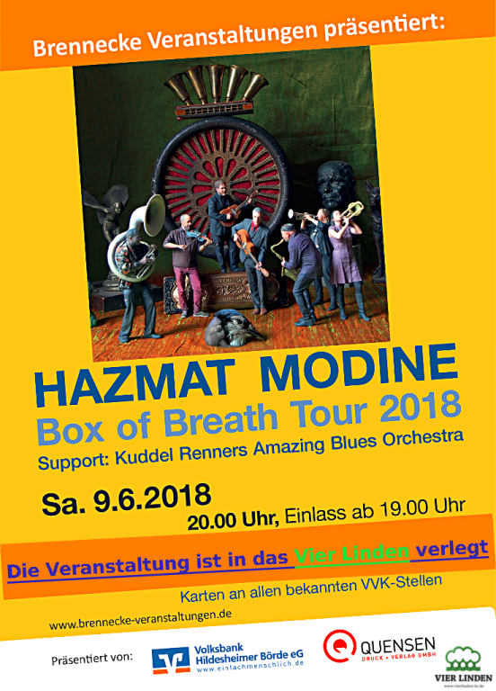 HAZMAT MODINE - Box of Breath Tour 2018